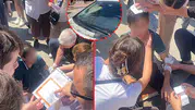 Karne sevinci hastane odasında bitti: Başarılı öğrenciye okul çıkışı otomobil çarptı