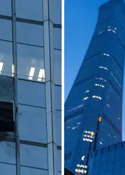 Pekin’in kalbinde gizemli kaza: China Zun gökdelenine hafif uçak çarptı