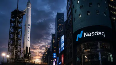 Elon Musk’ın uzay devine büyük onur: Nasdaq-100 yolculuğu başlıyor
