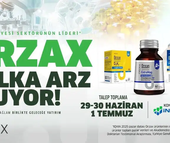 Takviye gıda devi borsaya adım atıyor: Orzax için geri sayım başladı